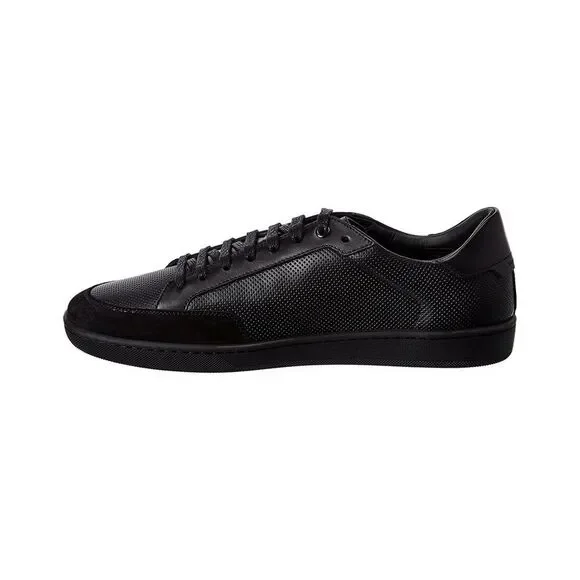 Saint Laurent Sl/10 Leather Sneaker, Black